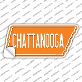 Chattanooga Novelty Tennessee Shape Sticker Decal
