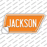 Jackson Novelty Tennessee Shape Sticker Decal