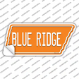 Blue Ridge Novelty Tennessee Shape Sticker Decal