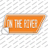 On The River Novelty Tennessee Shape Sticker Decal