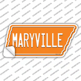 Maryville Novelty Tennessee Shape Sticker Decal