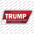 Trump Novelty Tennessee Shape Sticker Decal
