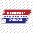 Trump 2024 Stripes Novelty Tennessee Shape Sticker Decal