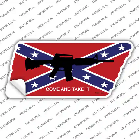 Come and Take It Novelty Tennessee Shape Sticker Decal