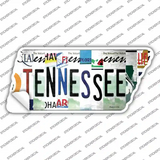 Tennessee Strip Art Novelty Tennessee Shape Sticker Decal