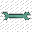 Mint Oil Rubbed Novelty Wrench Sticker Decal