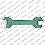 Mint Oil Rubbed Novelty Wrench Sticker Decal