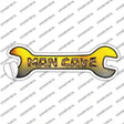 Man Cave Novelty Wrench Sticker Decal