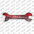 Oil Changes Novelty Wrench Sticker Decal