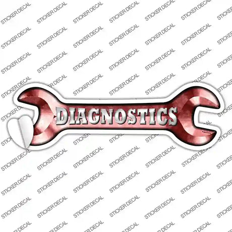 Diagnostics Novelty Wrench Sticker Decal