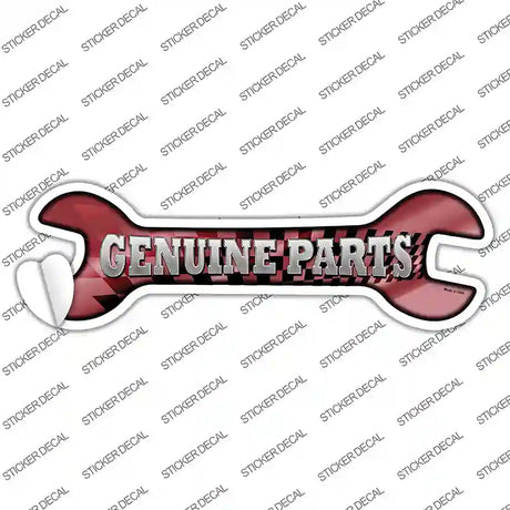 Genuine Parts Novelty Wrench Sticker Decal