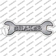 Brakes Novelty Wrench Sticker Decal