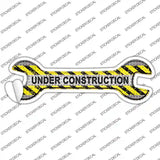 Under Construction Novelty Wrench Sticker Decal