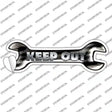 Keep Out Novelty Wrench Sticker Decal