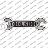 Tool Shop Novelty Wrench Sticker Decal