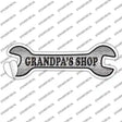 Grandpas Shop Novelty Wrench Sticker Decal