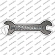 Muscle Garage Novelty Wrench Sticker Decal