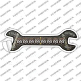 Route 66 Black Top Novelty Wrench Sticker Decal