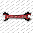 Firefighter Novelty Wrench Sticker Decal