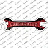 Firefighter Novelty Wrench Sticker Decal