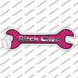 Bitch Cave Novelty Wrench Sticker Decal
