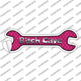 Bitch Cave Novelty Wrench Sticker Decal