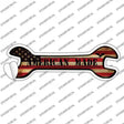 American Made Novelty Wrench Sticker Decal