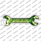 Weed Novelty Wrench Sticker Decal