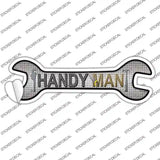 Handyman Novelty Wrench Sticker Decal