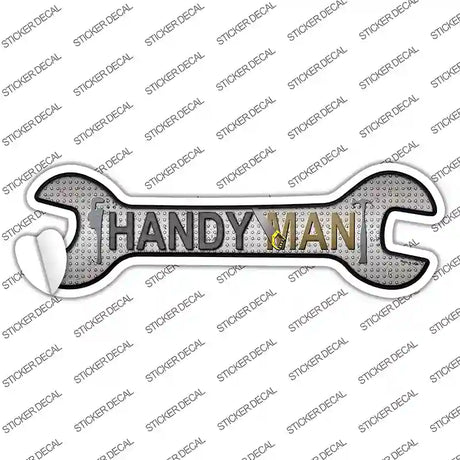 Handyman Novelty Wrench Sticker Decal
