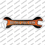 Helmet Laws Suck Novelty Wrench Sticker Decal