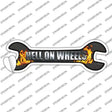 Hell On Wheels Novelty Wrench Sticker Decal