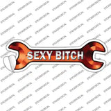 Sexy Bitch Novelty Wrench Sticker Decal