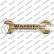 Grumpy Old Mechanic Novelty Wrench Sticker Decal