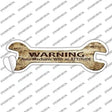 Auto Mechanic Novelty Wrench Sticker Decal