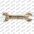 Aircraft Mechanic Novelty Wrench Sticker Decal