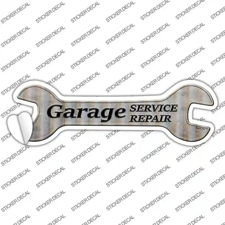 Service Repair Novelty Wrench Sticker Decal