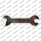 Fix It Anyway Novelty Wrench Sticker Decal