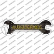 Auto Service Novelty Wrench Sticker Decal
