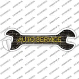 Auto Service Novelty Wrench Sticker Decal