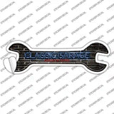 Classic Garage Novelty Wrench Sticker Decal