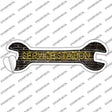 Service Station Novelty Wrench Sticker Decal