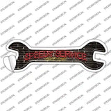Speedy Service Novelty Wrench Sticker Decal