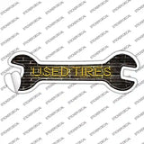 Used Tires Brick Novelty Wrench Sticker Decal