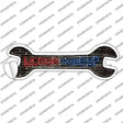 Motor Tune Up Novelty Wrench Sticker Decal