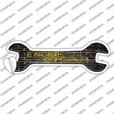 Engine Inspection Novelty Wrench Sticker Decal