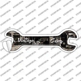 Vintage Cars Novelty Wrench Sticker Decal