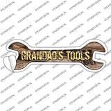 Grandads Tools Novelty Wrench Sticker Decal