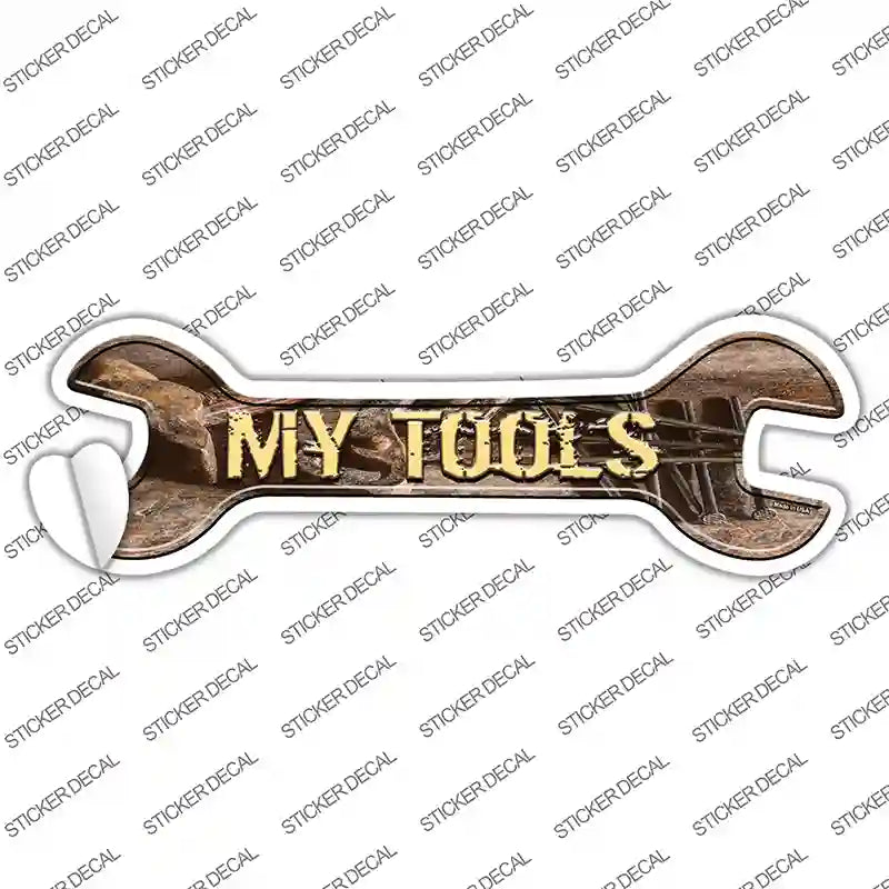 My Tools Novelty Wrench Sticker Decal