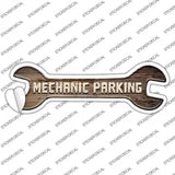 Mechanic Parking Novelty Wrench Sticker Decal